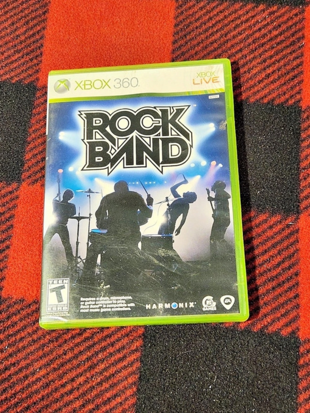 Rock Band (Microsoft Xbox 360, 2007) Complete CIB with manual - Tested
